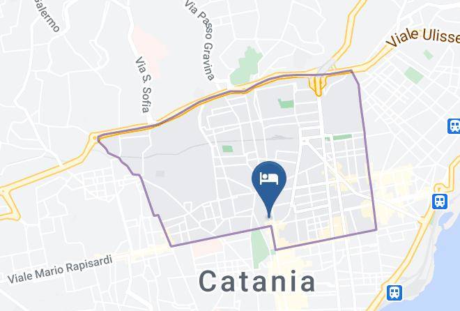 Catania - San Max Hotel Maps
