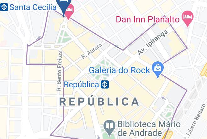 Sao Paulo Republica - San Michel Hotel Maps