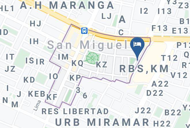 San Miguel - San Miguel Awanka Hotel Maps