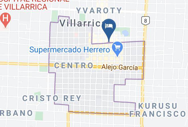 Villarrica - San Miguel Hotel Maps