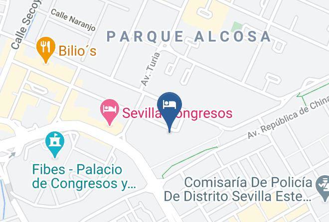 Seville - San Pablo Hotel Seville Maps