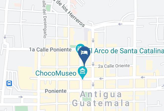 Antigua Guatemala - San Rafael Hotel Antigua Guatemala Maps