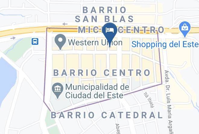 Ciudad Del Este - Hotel San Rafael Maps