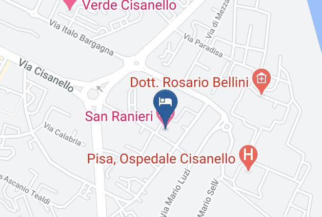 Pisa - San Ranieri Hotel Maps