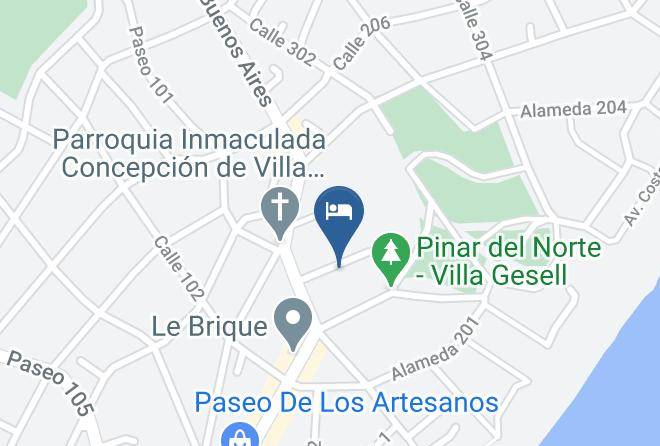 Villa Gesell - San Remo Palace Hotel Maps