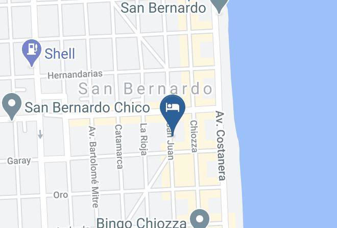 Mar Del Tuyu - San Remo Park Hotel Maps