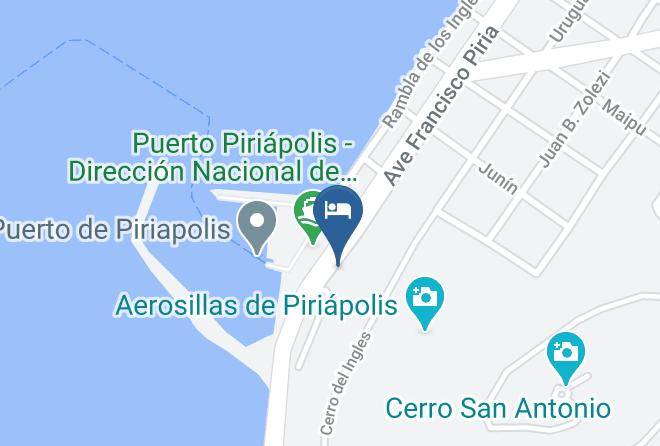 Piriapolis - San Remo Terrazas Hotel Maps