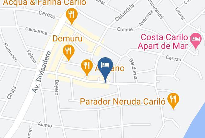 Pinamar - San Remo Villa Corral Apart Maps