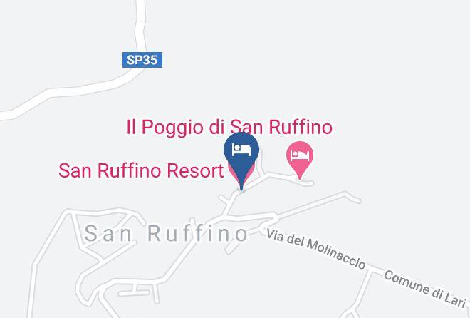 Pisa - San Ruffino Resort Maps