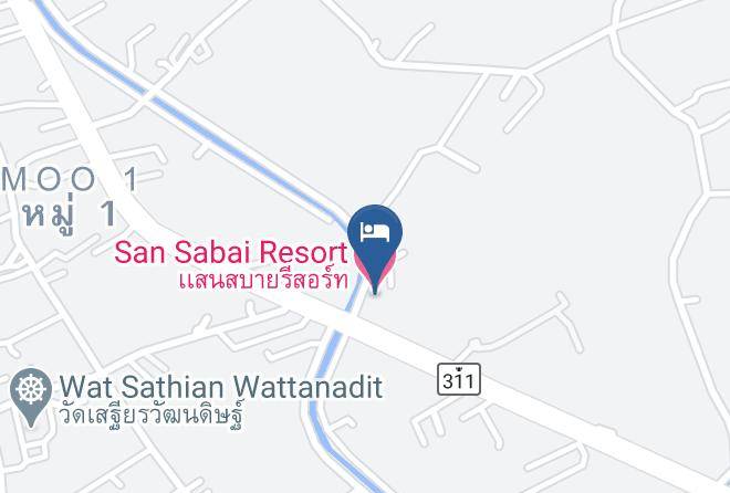 San Sabai Resort Map
