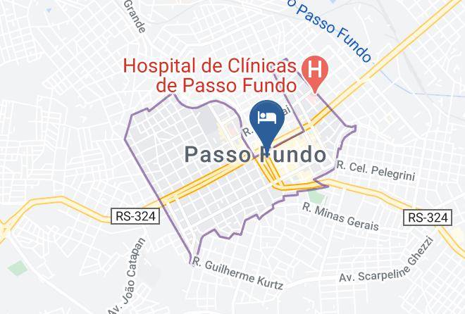 Passo Fundo - San Silvestre Hotel Maps