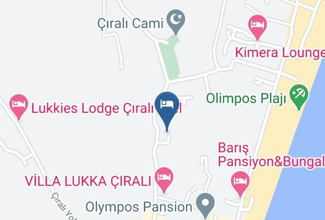 Antalya - San Simon Hotel Maps