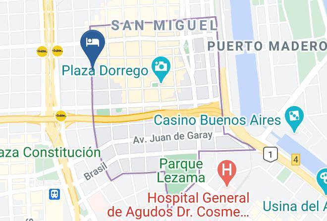 Buenos Aires - San Telmo Flats Maps