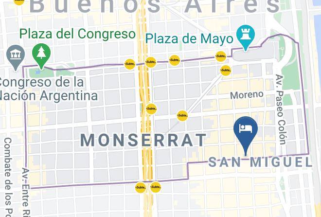 Autonomous City Of Buenos Aires - San Telmo Luxury Suites Maps