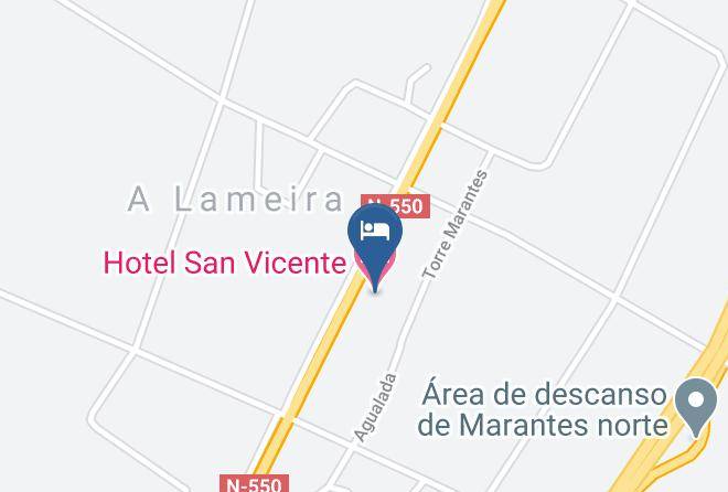 Auna - Hotel San Vicente Maps