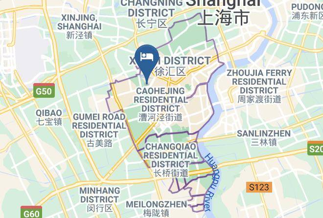 Xuhui District - San Want Hotel Shanghai Maps
