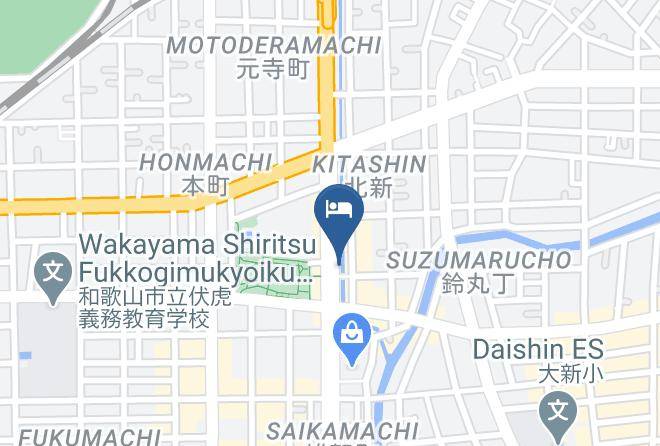 Wakayama City - Sana Inn Town Maps