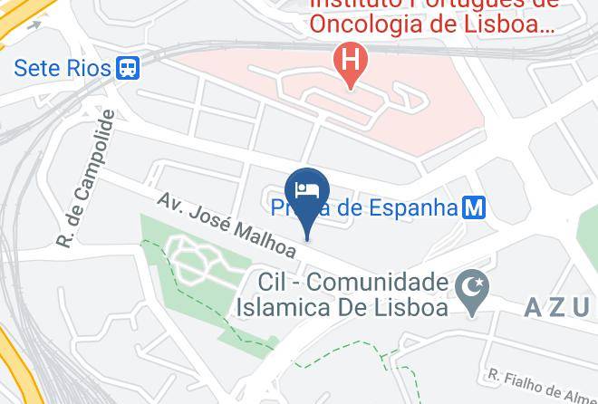 Lisbon - Sana Malhoa Hotel Maps