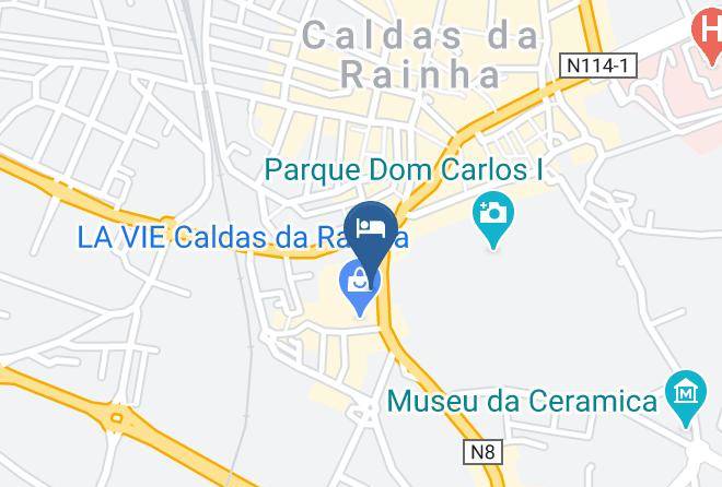 Caldas Da Rainha - Sana Silver Coast Hotel Maps
