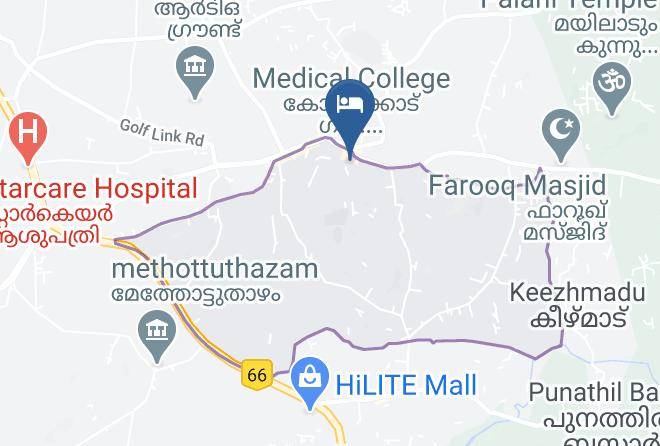 Kozhikode - Sana Tower Maps