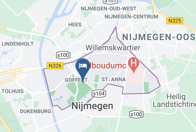 Nijmegen - Sanadome Hotel & Spa Nijmegen Maps