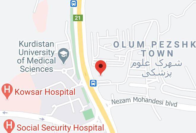 Sanandaj - Sanandaj Shadi Hotel Maps