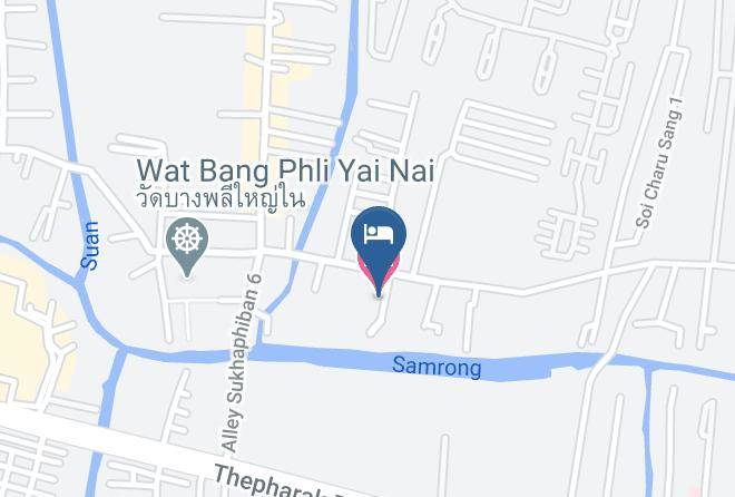 Amphoe Bang Phli - Sananwan Palace Maps