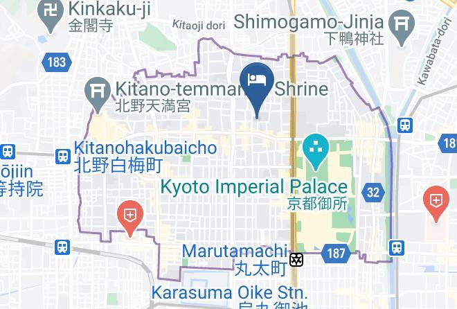 Kyoto City Kamigyo Ward - Sanari Konoeden Maps
