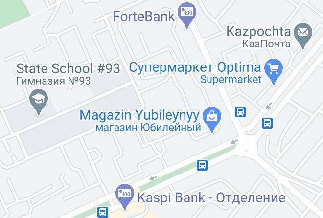 Karaganda - Sanatorium Bereznyaki Maps