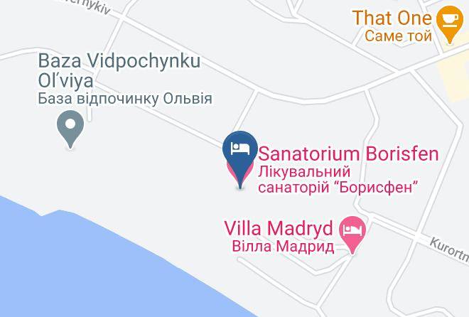 Ochakiv - Sanatorium Borisfen Maps