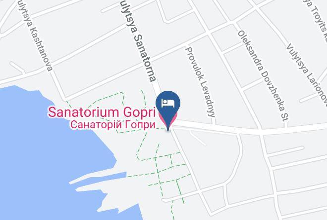 Hola Prystan Raion - Sanatorium Gopri Maps