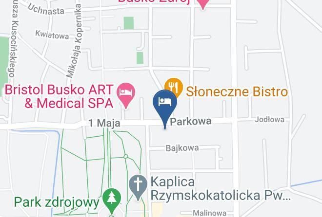 Sanatorium & Hotel Zbyszko Map