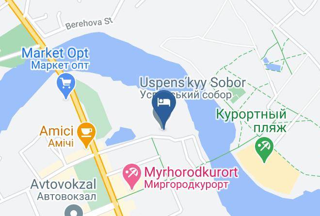 Myrhorod - Sanatorium Khorol Maps