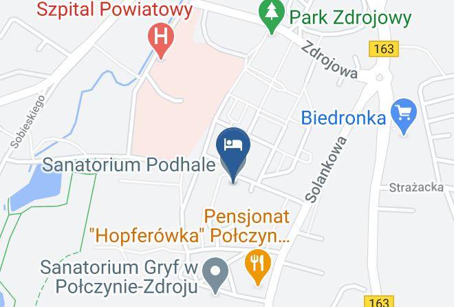 Swidwinnty - Sanatorium Podhale Maps