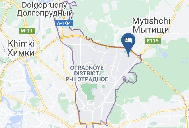 Moscow - Sanatorium Svetlana Maps