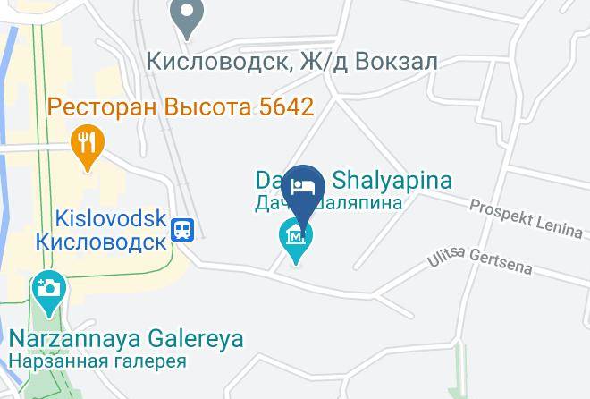 Kislovodsk - Sanatoriy Belaya Dacha Maps