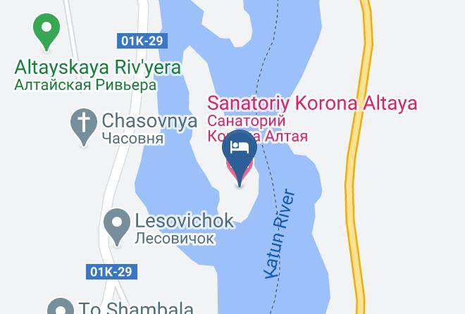 Altaysky District - Sanatoriy Korona Altaya Maps