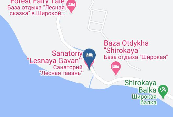 Novorossiysk - Sanatoriy Lesnaya Gavan' Maps