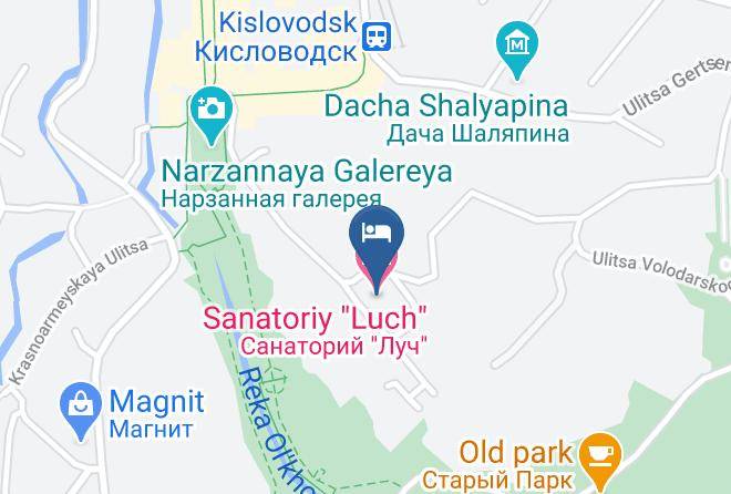 Kislovodsk - Sanatoriy Luch Maps