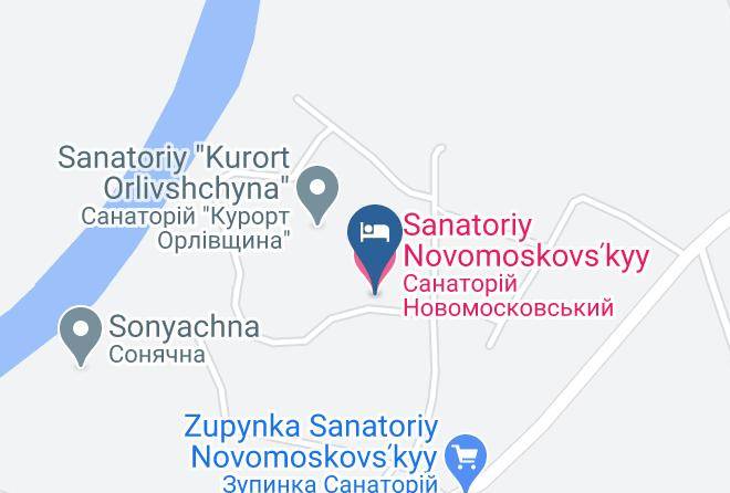 Novomoskovsk Raion - Sanatoriy Novomoskovskyy Maps