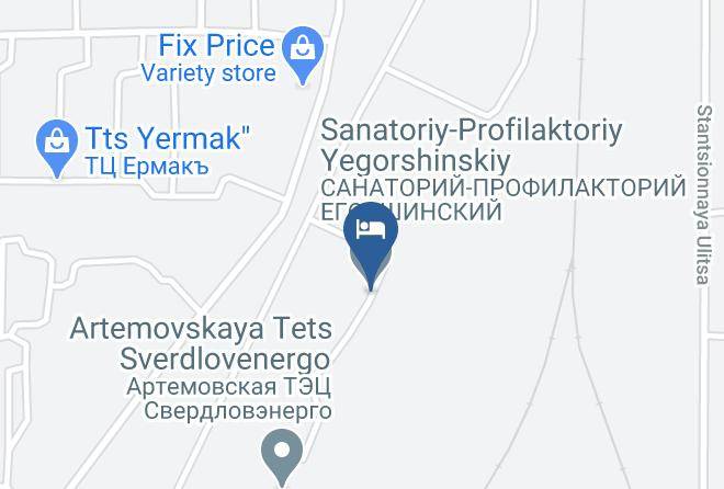 Artyomovsky District - Sanatoriy Profilaktoriy Yegorshinskiy Maps