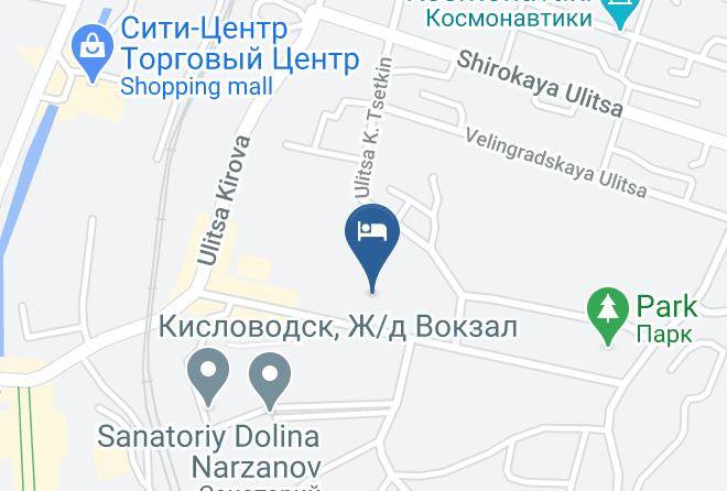 Kislovodsk - Sanatoriy Raduga Maps
