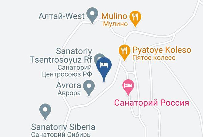 Belokurikha - Sanatoriy Zhemchuzhina Belokurikhi Maps