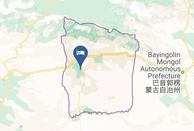 Bayinggolin Mongol Aut Prefecture - Sanbao Hotel Maps