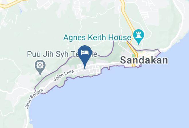 Bahagian Sandakan - Sanbay Hotel Maps