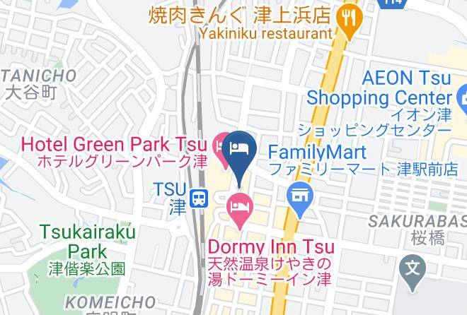 Sanbo Inn Tsu Ekimae Map