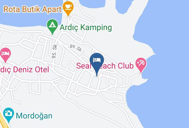 Karaburun - Sancak Otel Maps