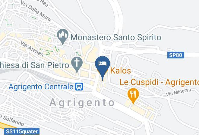 Agrigento - B&b Agrigento Sancalo Di Girgenti Maps