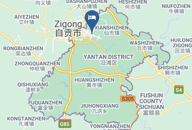 Zigong - Sanchen Business Hotel Maps