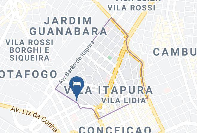 Campinas - Sanches Hotel Maps